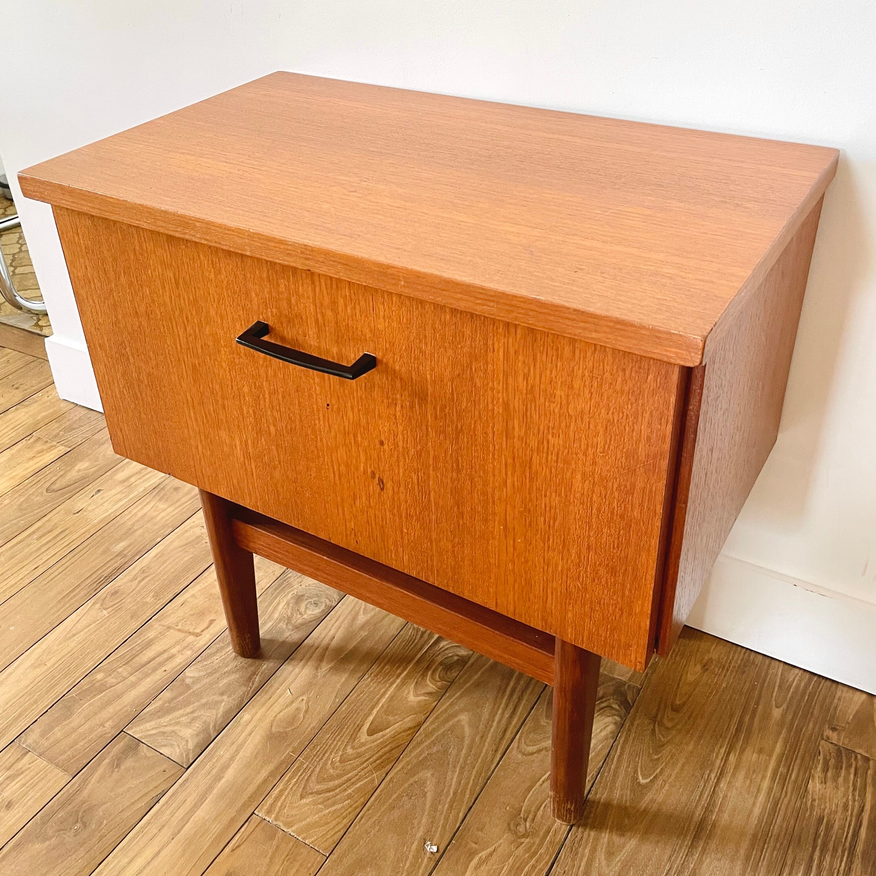 Scandinavian style bedside table