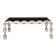Brutalist Chain Link Coffee Table with Smoked Glass | France 1970s
