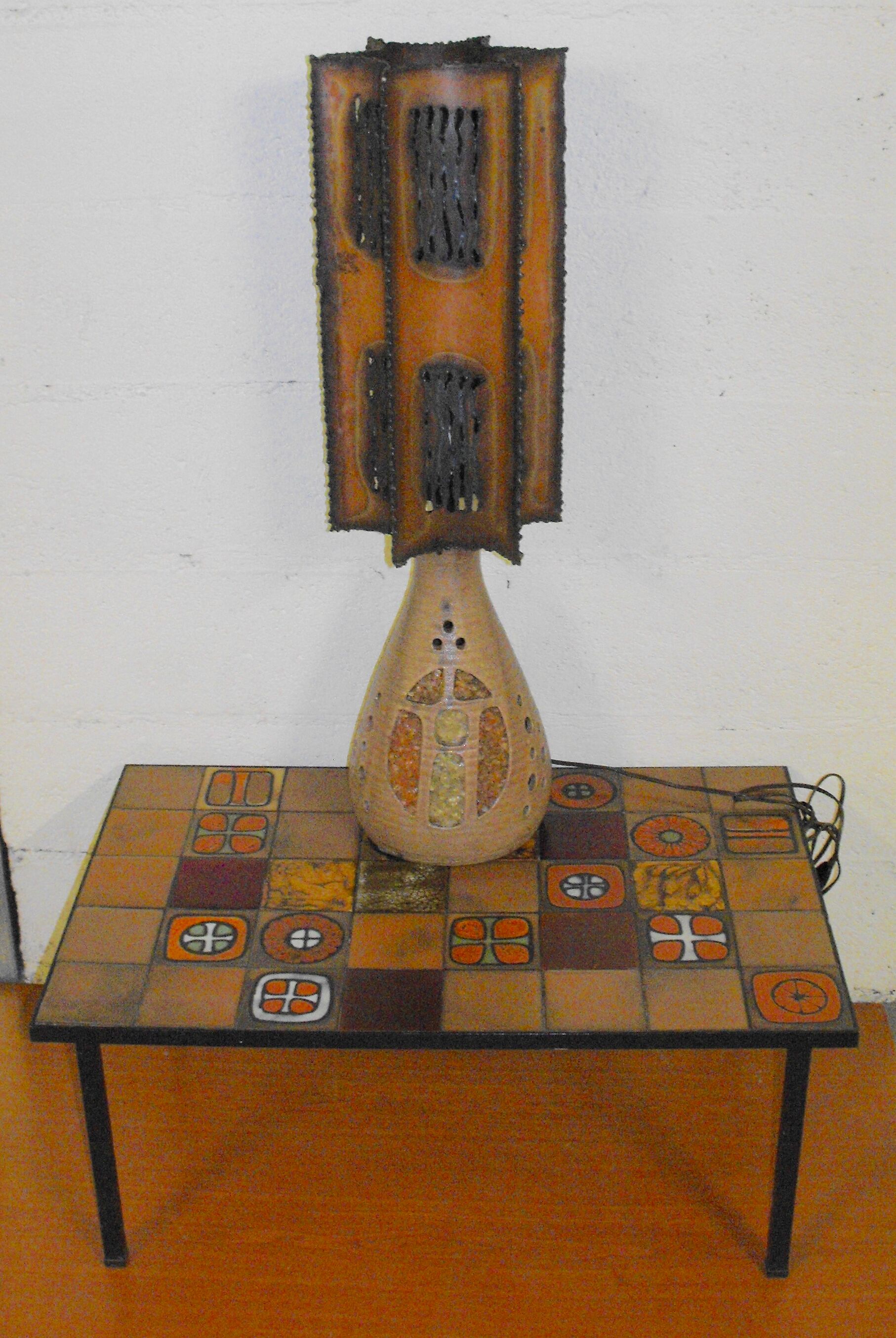 Lampe en céramique d' Accolay