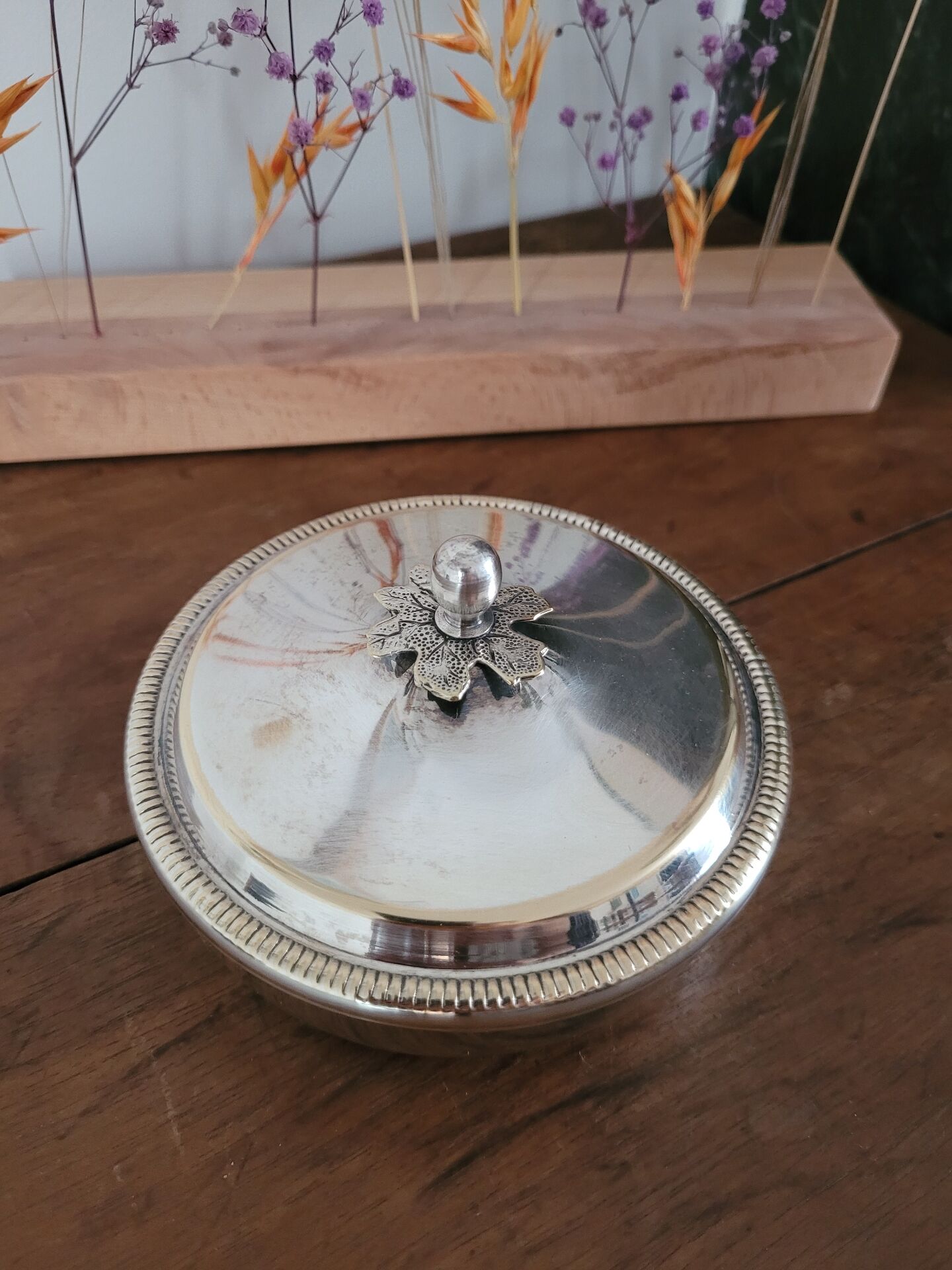 Silver sugar bowl Bossi Silverplate Italy