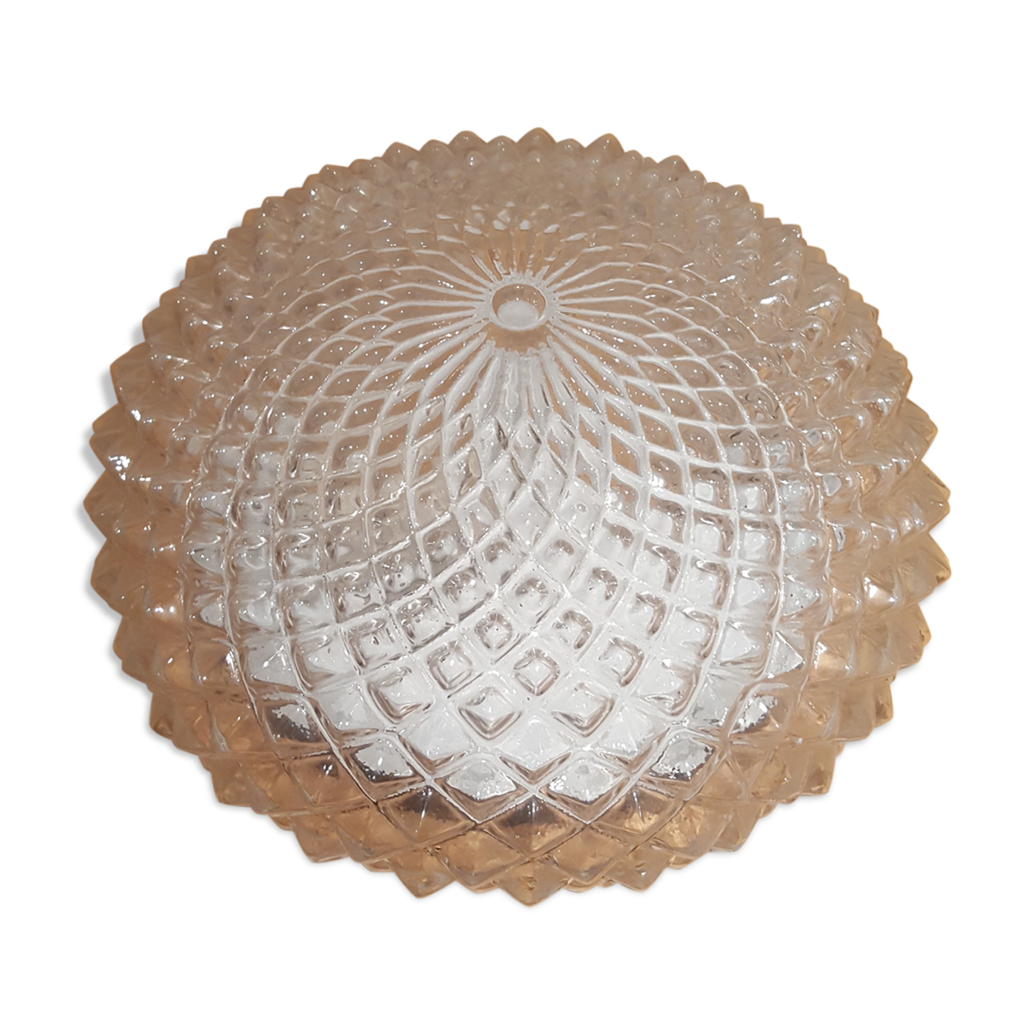 Ceiling in cast glass