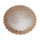Plafonnier en verre moulé