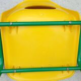 Set of 10 vintage children's stacking chairs