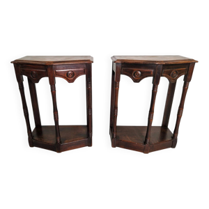 paire de tables d'appoint