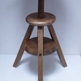 oak workshop patina stool