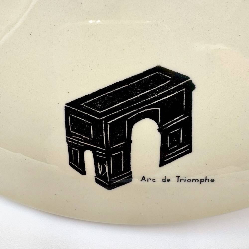 Soupière Colette Gueden Primavera Monuments de Paris, années 30
