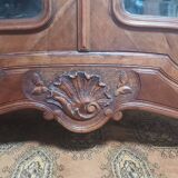 Rocaille walnut cabinet