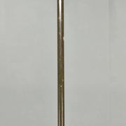 Czech Art Deco Chrome and Opaline Glass Chandelier, 1930s