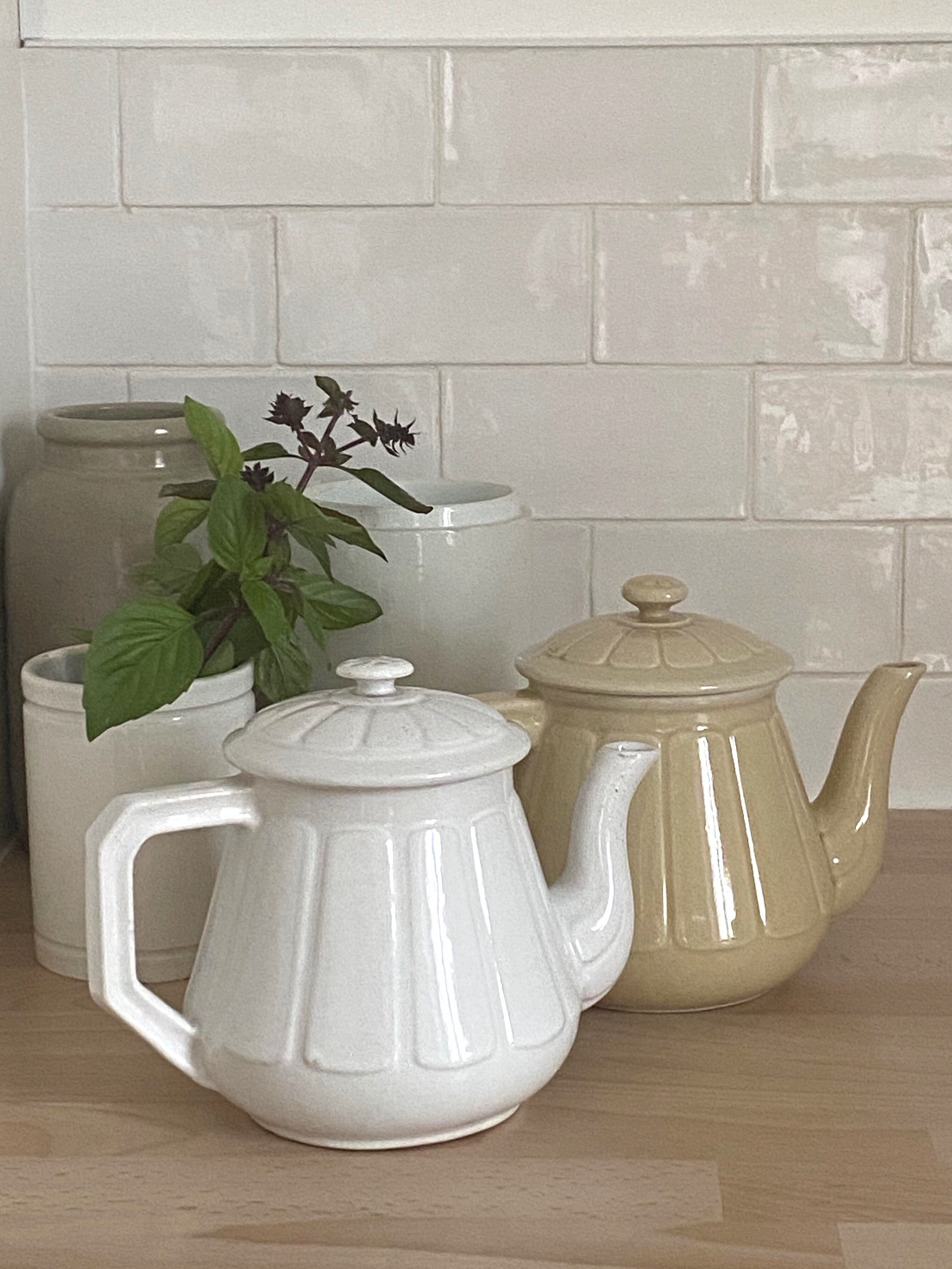 Digoin earthenware teapot/coffee maker