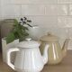 Digoin earthenware teapot/coffee maker