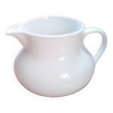 White earthenware pitcher in very good condition, 20th century