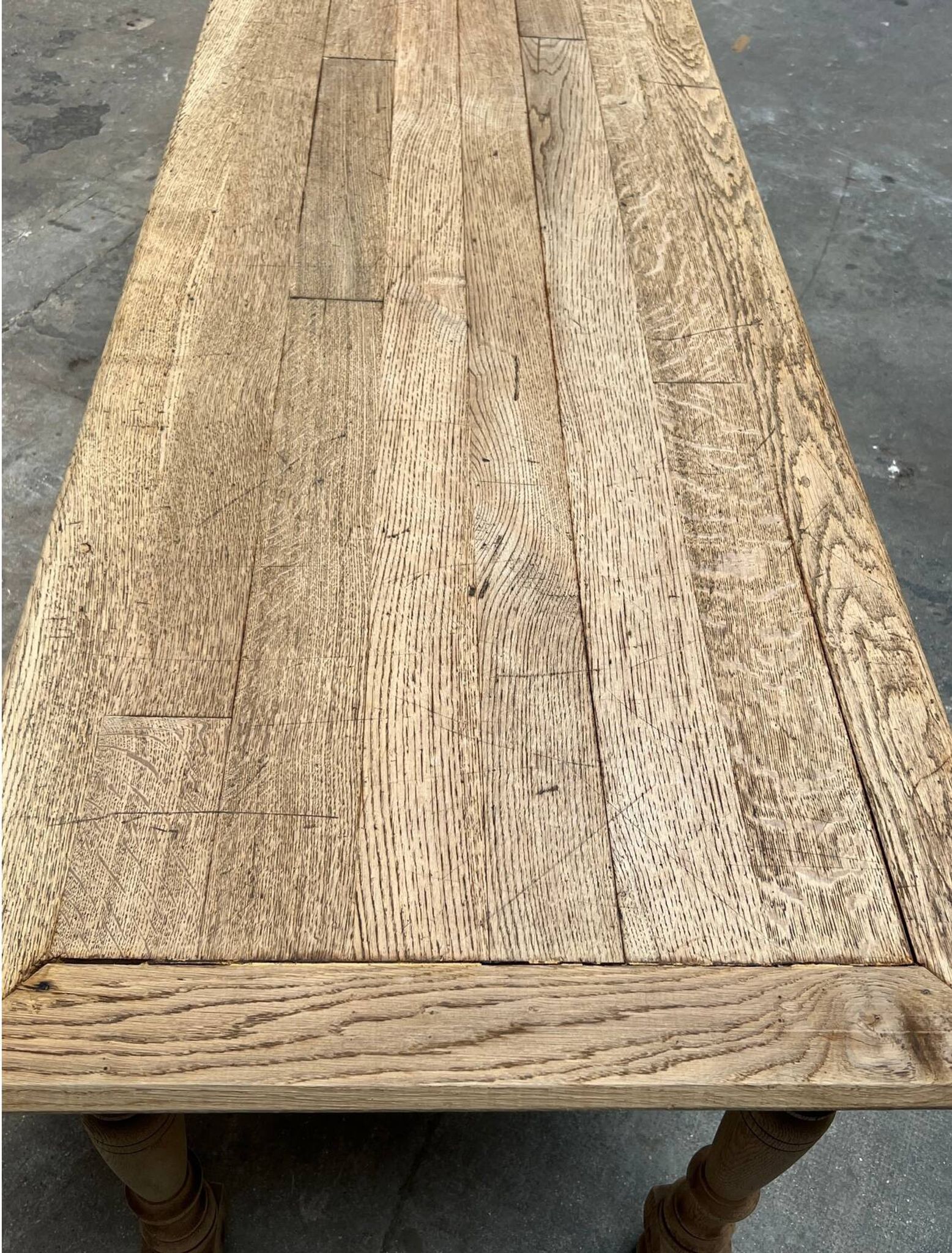 Table de drapier en chêne XIX eme