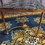 Table basse 1960 marbre vert