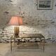 Vintage 1970s brass neoclassical style coffee table
