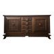 1940s Solid French Oak Sideboard — In the style of Charles Dudouyt