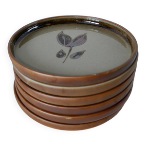 lot de 6 assiettes plates