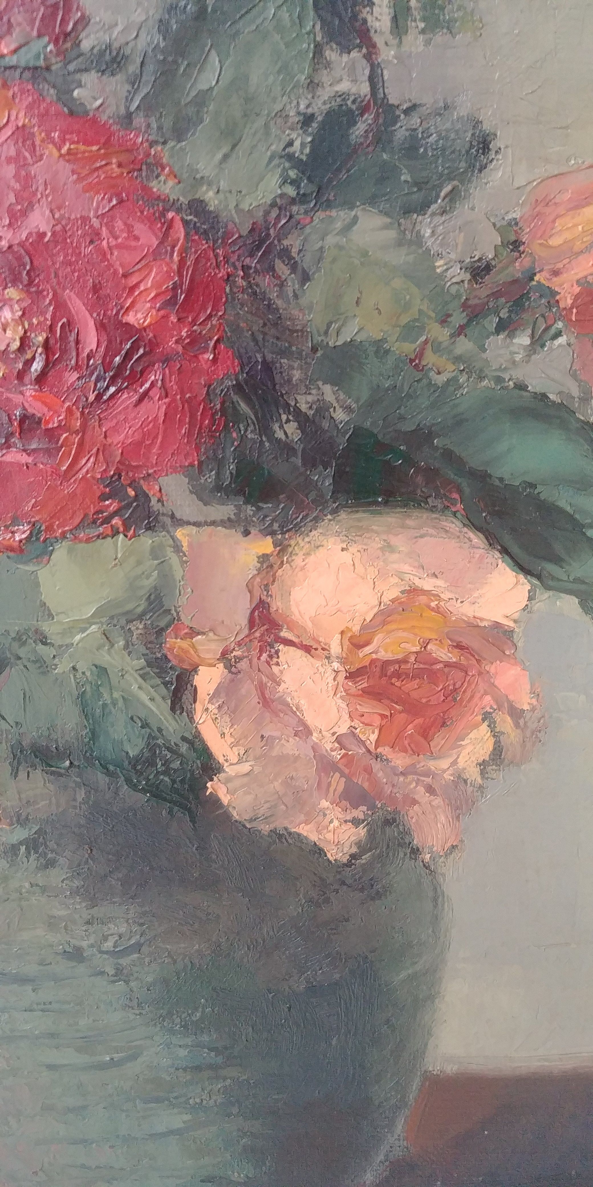 Still life with bouquet of flowers