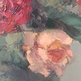 Still life with bouquet of flowers