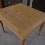 1930s Art Deco solid elm table