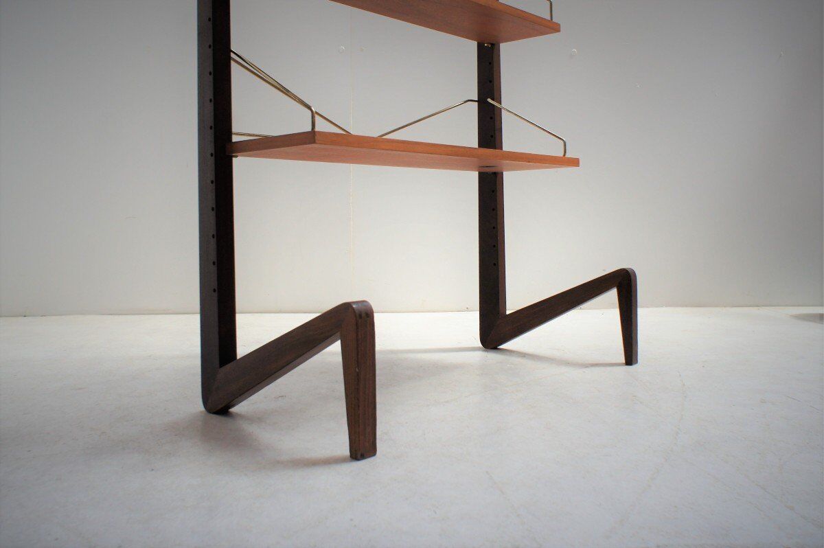 Vintage Scandinavian teak bookcase, Poul Cadovius