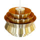 Pendant light "Trava" by Carl Thore for Granhaga Metallindustri. Sweden 1970s.