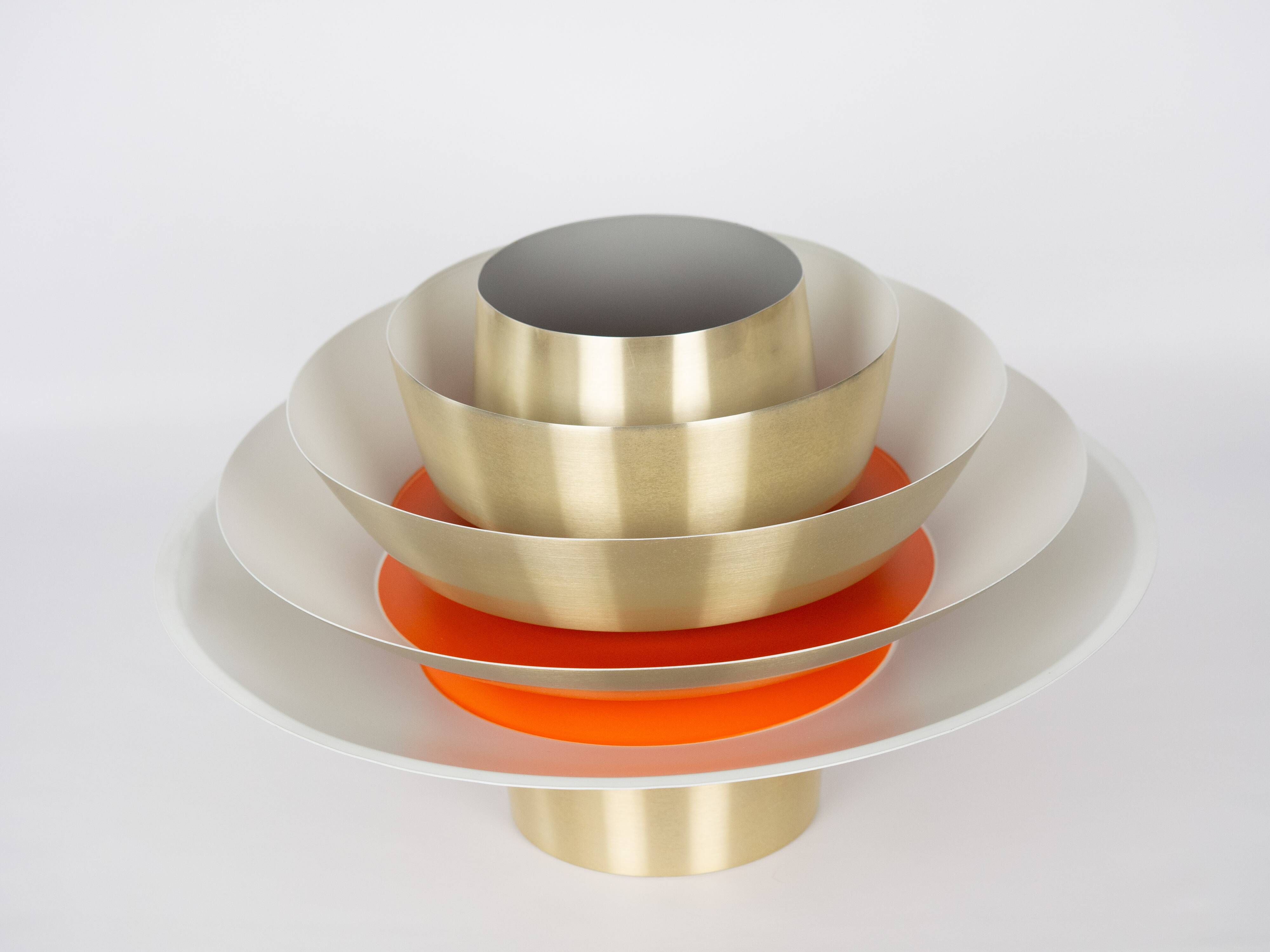 Danish vintage pendant lamp Verona by Svend Middelboe, Nordisk Solar, 1962