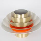 Danish vintage pendant lamp Verona by Svend Middelboe, Nordisk Solar, 1962