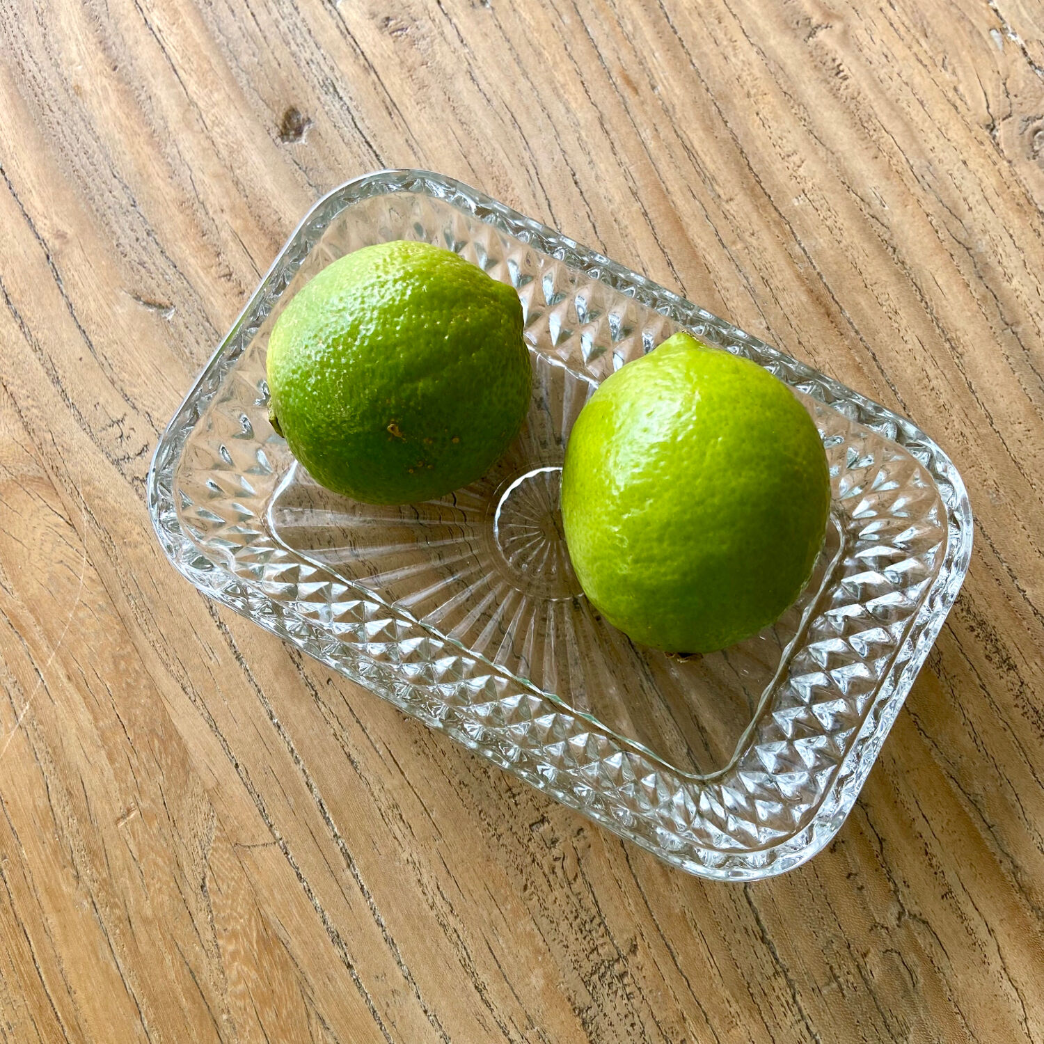 Duo of Duralex France butter dishes