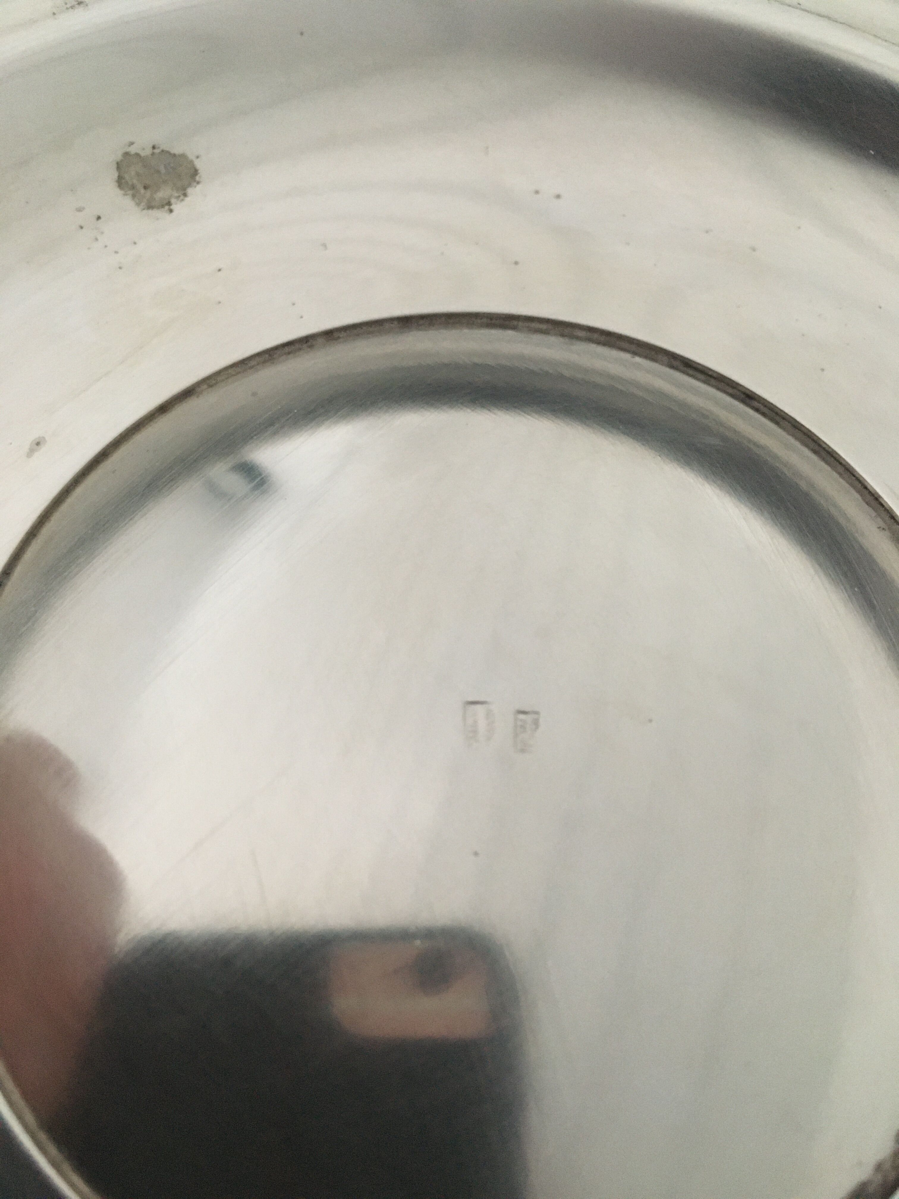 Silver metal champagne cvas