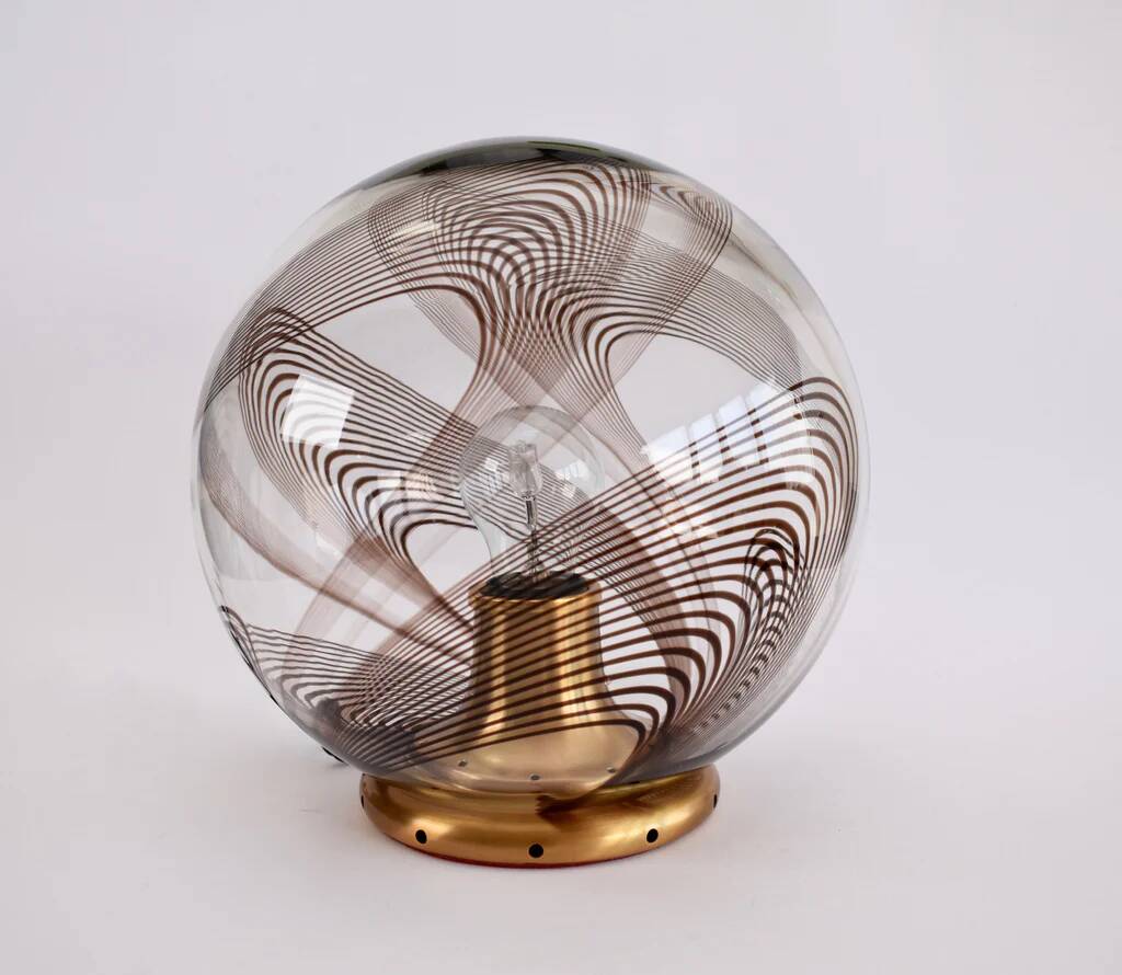 Mid-century Murano table lamp in the style of Lino Tagliapietra