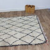 Handmade wool Berber rug 295 X 117 CM