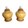 Pair of lamp bases François Chatain circa 1980