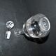 Baccarat carafe orange blossom water in crystal with guilloché decoration 1900