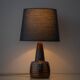 Søholm Danish Modern Stoneware Table Lamp, Brown and Blue Glaze, New Shade