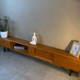 Vintage solid oak sideboard (shallow)