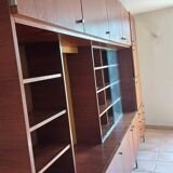Living Teak solid vintage design Luigi Bartolini