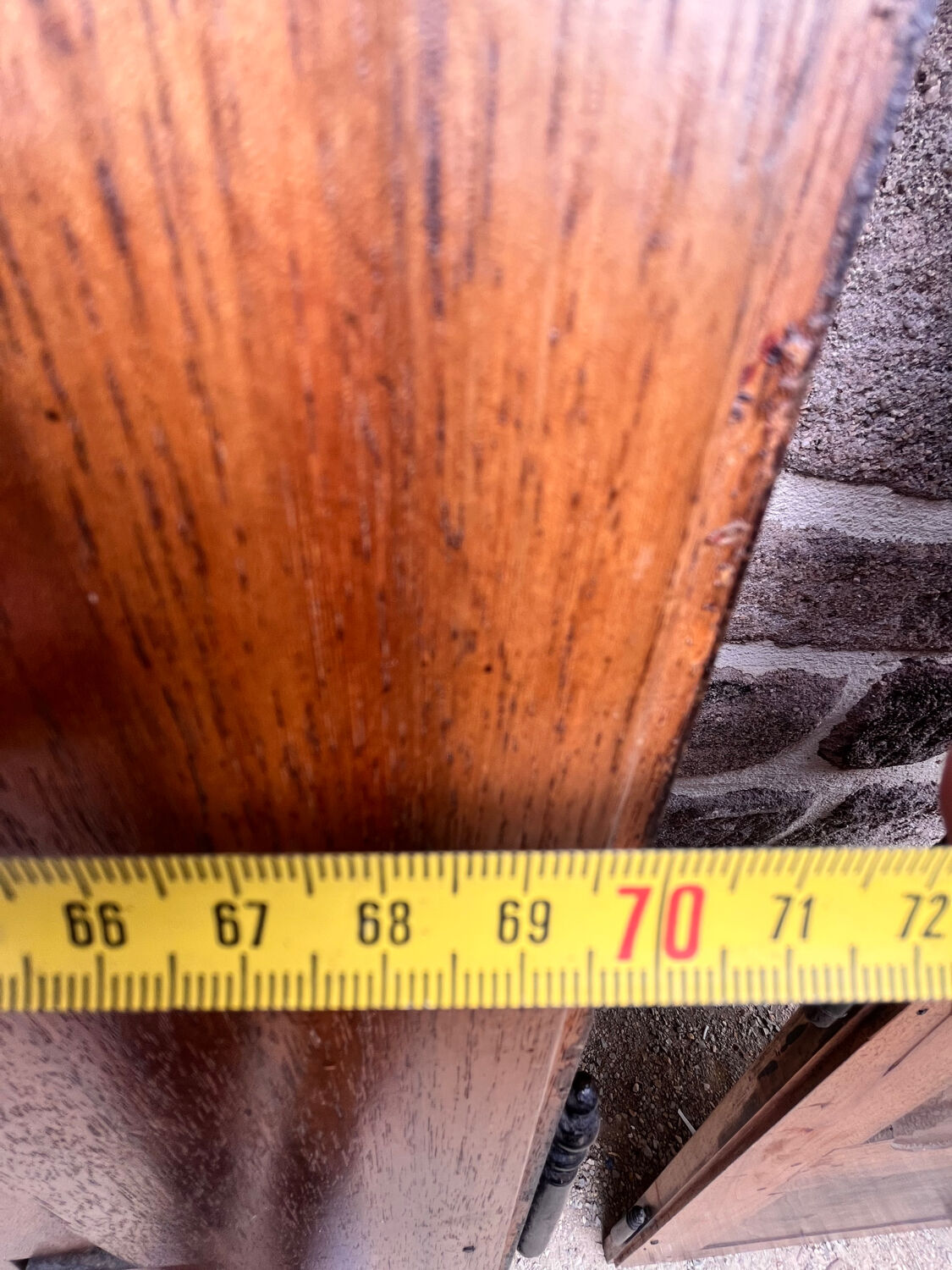 Old wardrobe door