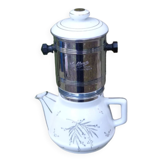 Cafetière vintage Suktanat en céramique et Inox