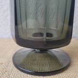 Vase verre fumé