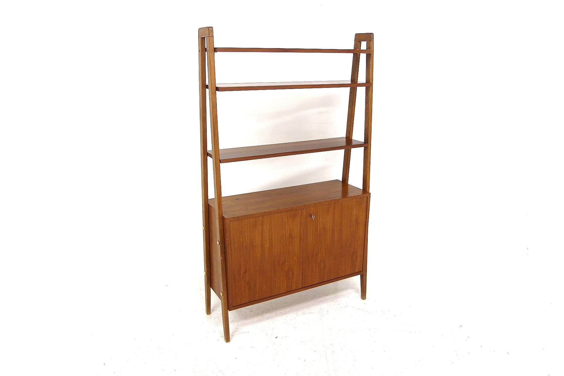 Bibliothèque scandinave  "Tema" en teck Möbel-Ikea Suède 1960