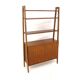 Bibliothèque scandinave  "Tema" en teck Möbel-Ikea Suède 1960