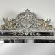 Large Venetian Swan Mirror, 19th Century Murano Glass, Beveled 133