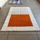Handmade pure wool rug, size 150 x 250 cm.