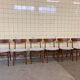 Set of six dining chairs model 210 by Farstrup