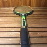 Old fino combat tennis racket vintage wood #a363