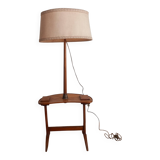 Kidney floor lamp table