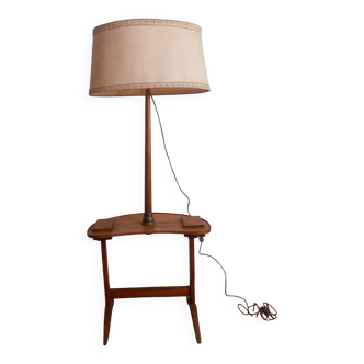Kidney floor lamp table