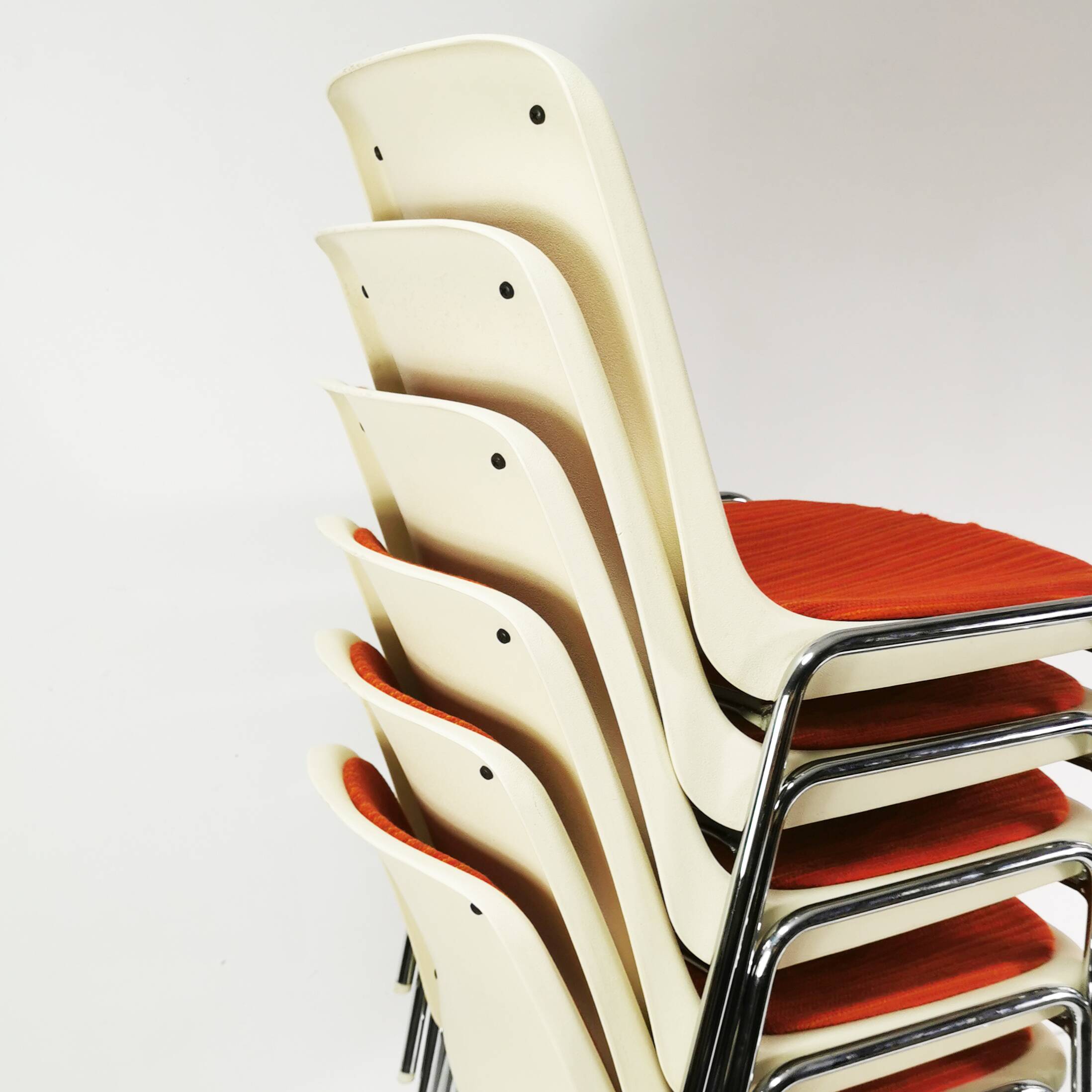 Set of Space Age chairs, Mauser, Germany, 1970s