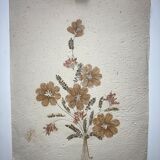Planche fleurs séchées