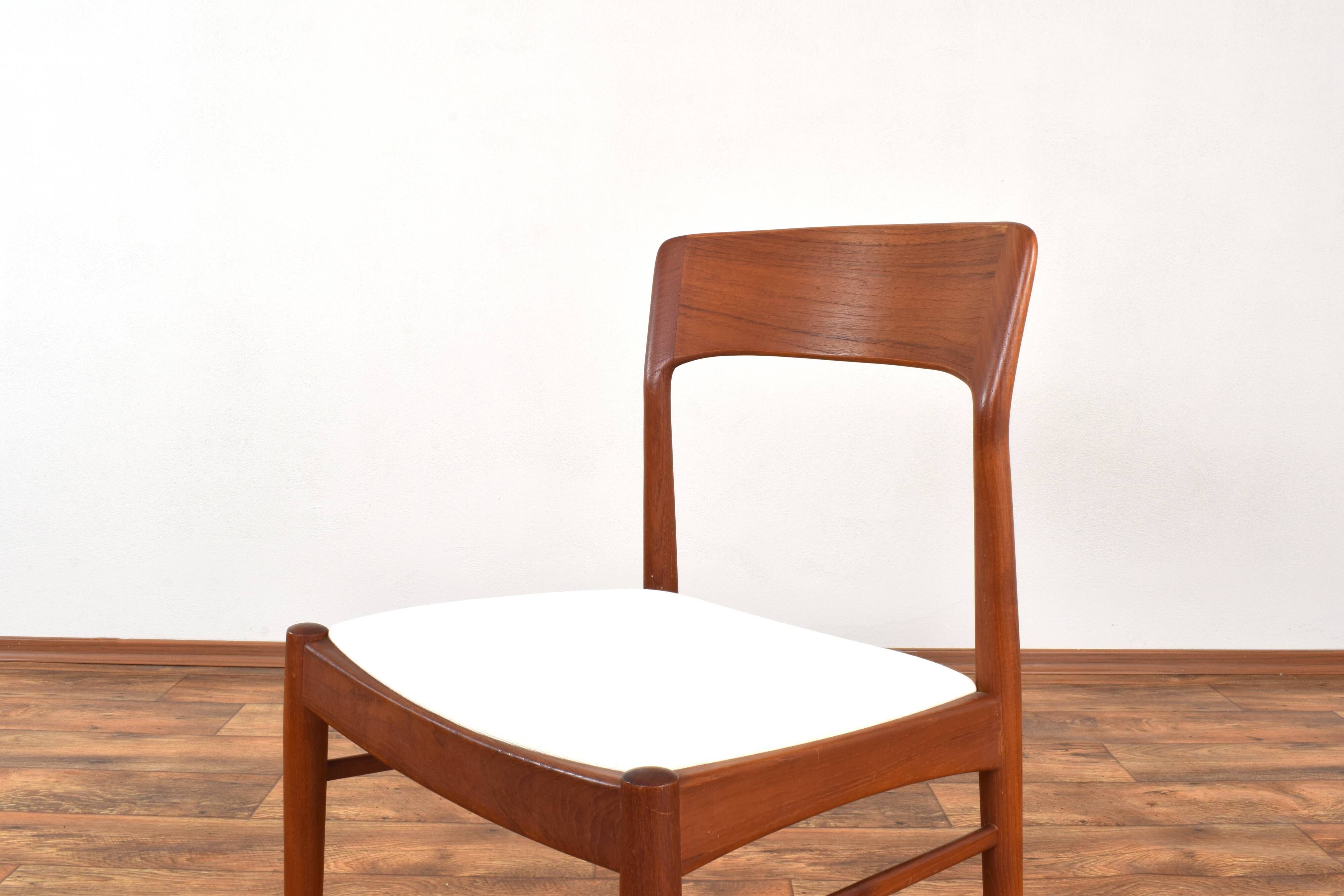 Danish Teak Dining Chairs by Henning Kjærnulf for Korup Stolefabrik, 1960s, Set of 4